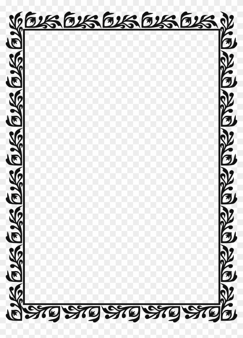 Borders For Paper, Borders And Frames, Simple Borders, - Don T Let The Pigeon Drive The Bus Worksheet Clipart #192900