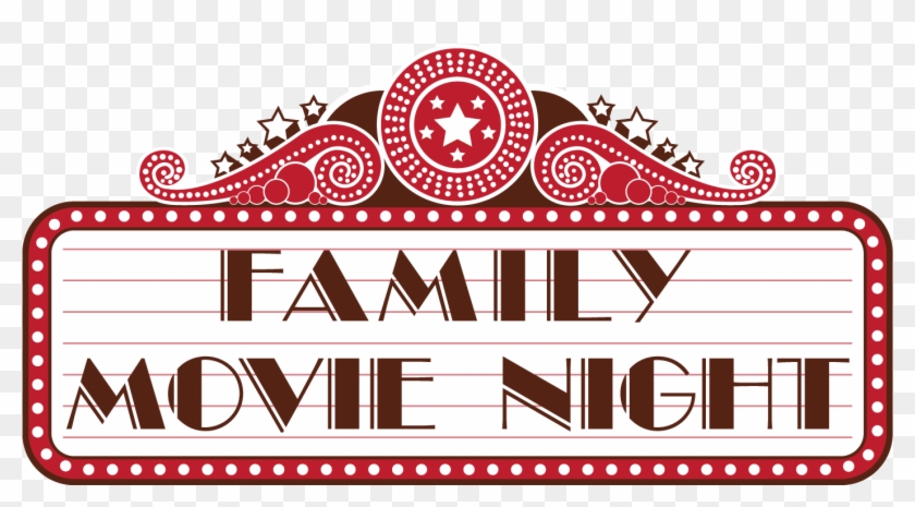 You're Invited To Family Movie Night - Family Movie Night Clipart