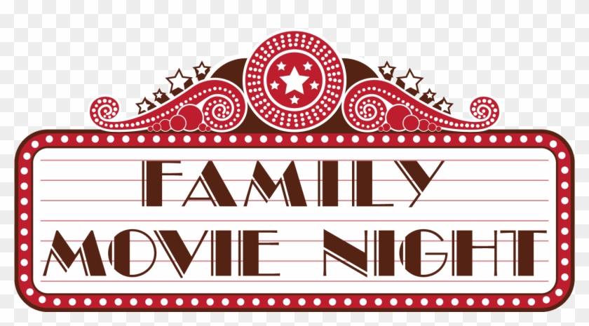 You're Invited To Family Movie Night - Family Movie Night Clipart #193291
