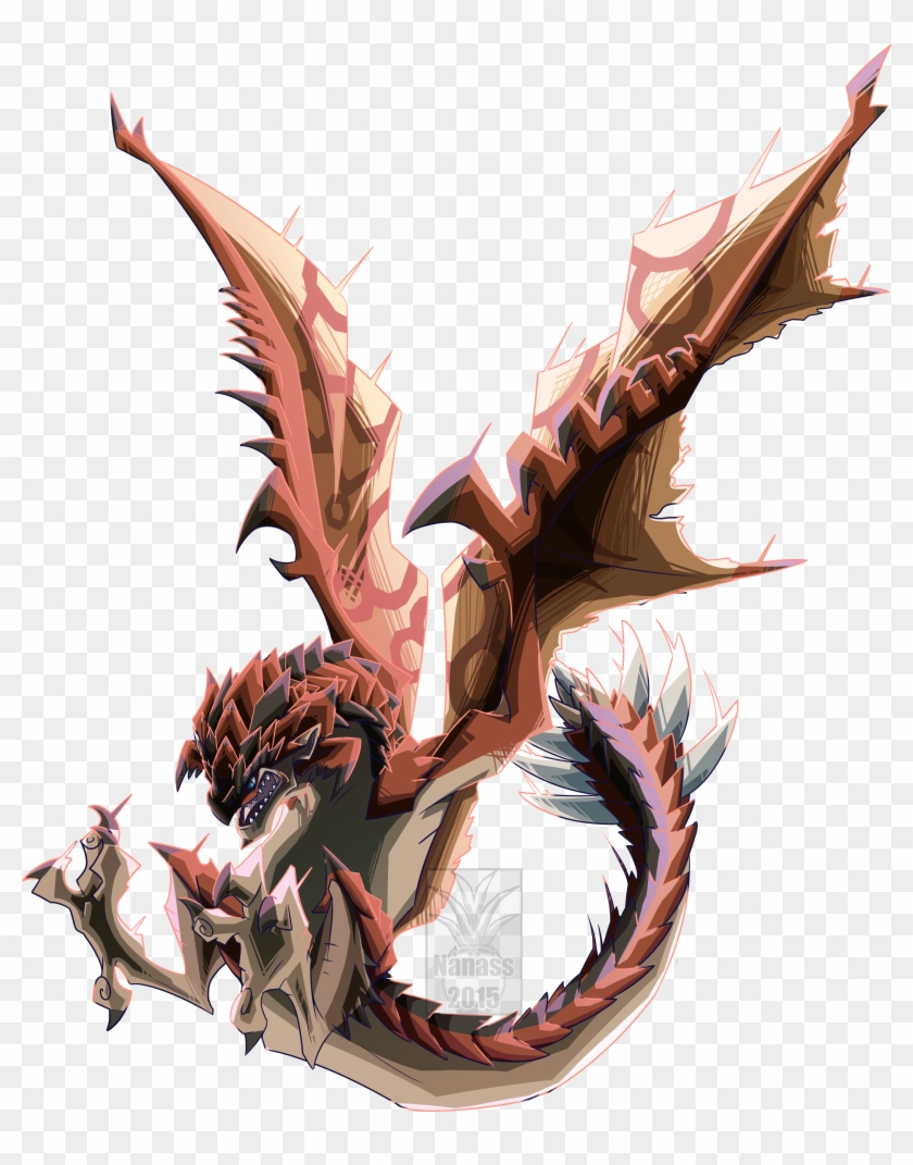 Monster Hunter World Wyvern Gem - Dragon Clipart #193380