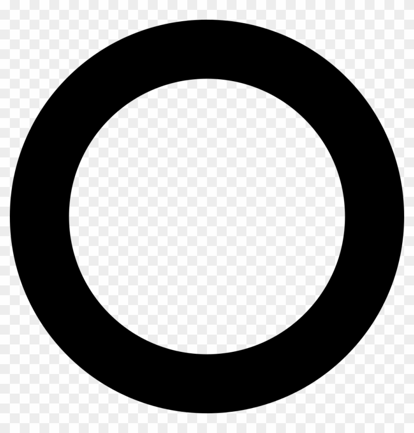 Circle Clipart Transparent - Round Circle Png Black #193534