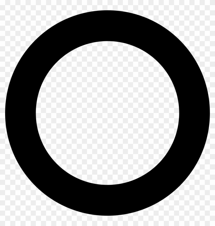 Circle Clipart Transparent - Round Circle Png Black #193534