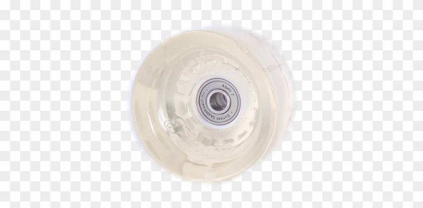 Sunset Flare Illuminated Led 69mm 78a Clear White Wheels - Circle Clipart #193681