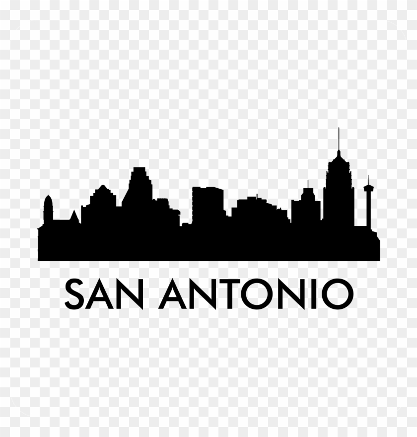 15 San Antonio Skyline Png For Free Download On Mbtskoudsalg - Atlanta Skyline Black And White Clipart #193763