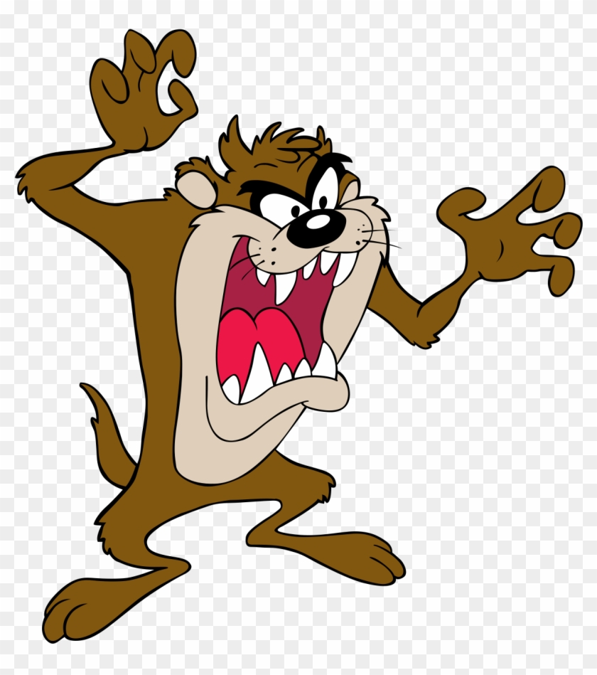 Tasmanian Devil - Looney Tunes Brown Monster Clipart