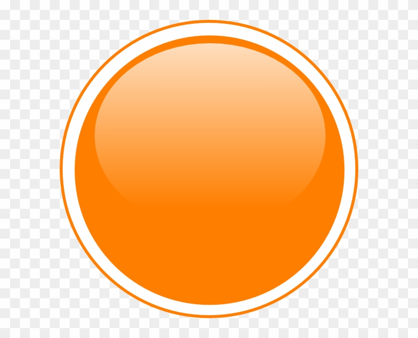 12 Orange Button Icon Free Images - Orange Round Button Png Clipart