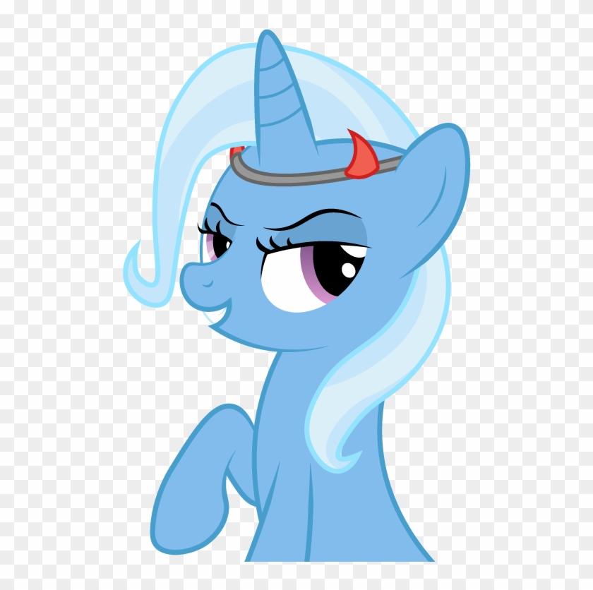 Diggerstrike, Devil, Devil Horns, Female, Horns, Mare, - Cartoon Clipart