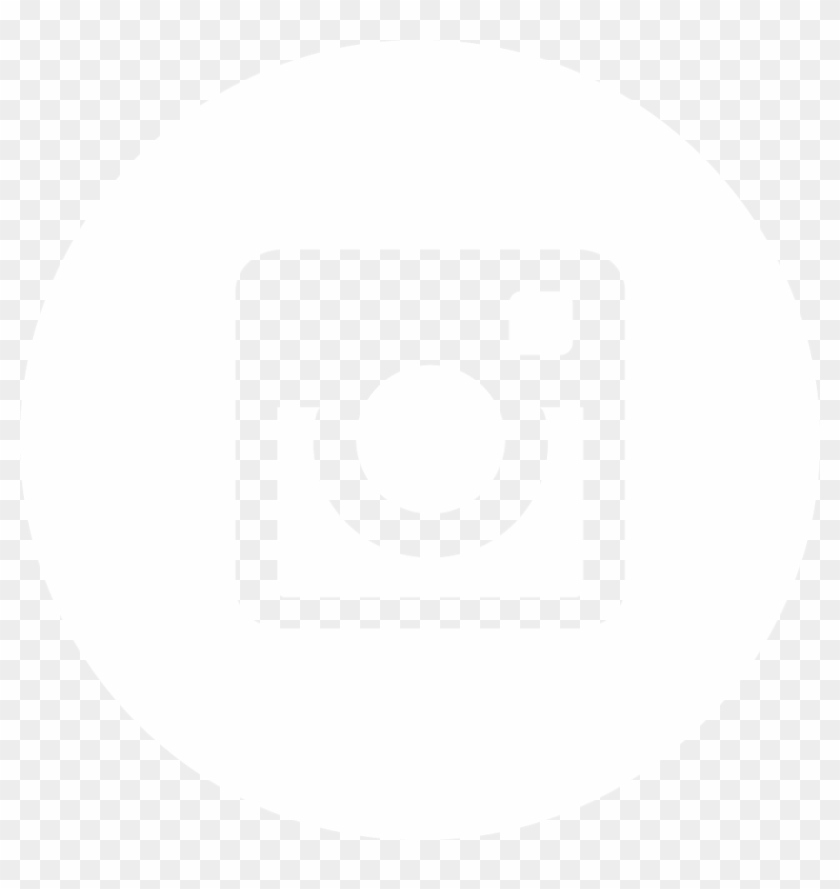 Facebook641c Instagram64 - Instagram Logo White Round Clipart #194170