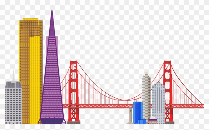 Sf Skyline - Metropolitan Area Clipart