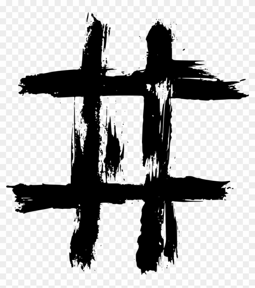 Png File Size - Transparent Hashtag Clipart #194218