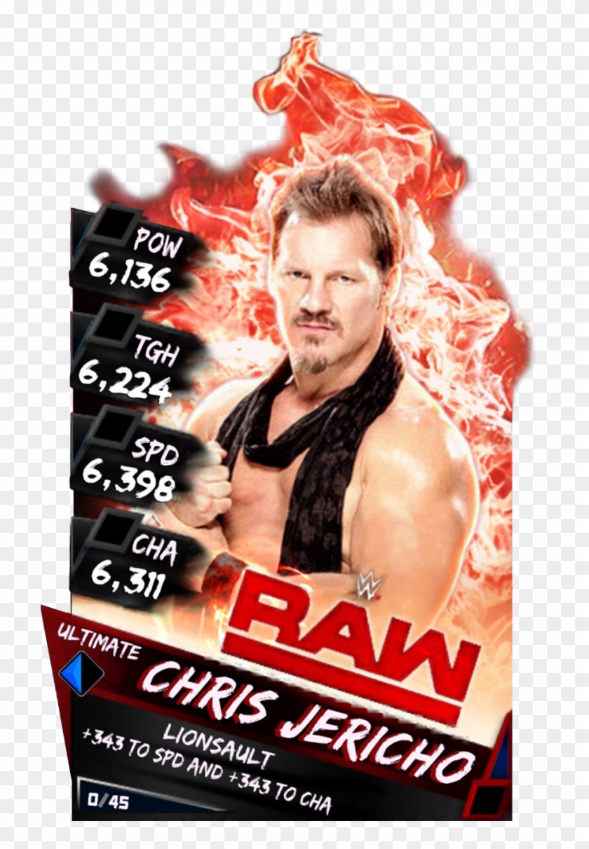 Supercard Chrisjericho S3 Ultimate Raw 9705 - Wwe Supercard Bayley Elite Clipart #194357