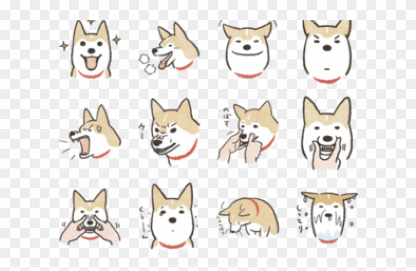 Shiba Inu Clipart Transparent - Cute Shiba Inu Doodle - Png Download