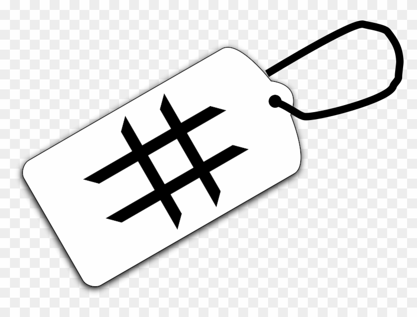 This Png File Is About Hashtag , Tag , Hash Clipart #194472