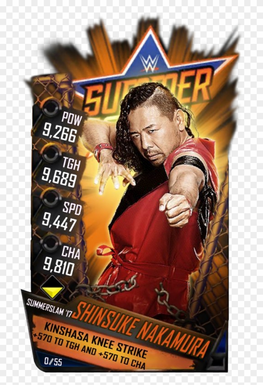 Shinsukenakamura S3 15 Summerslam17 - Wwe Supercard Summerslam 17 Divas Clipart #194554