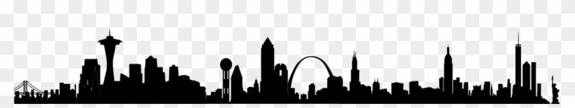 Skyline - Silhouette Clipart