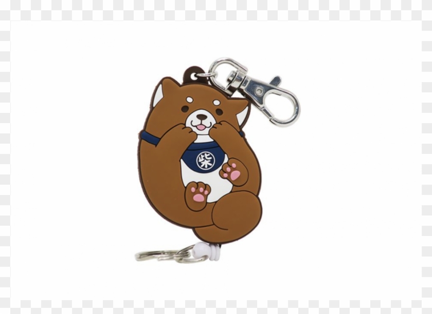 Chuken Mochi Shiba Inu Charm/keychain Rolling Dog Japanese - Cartoon Clipart #195012