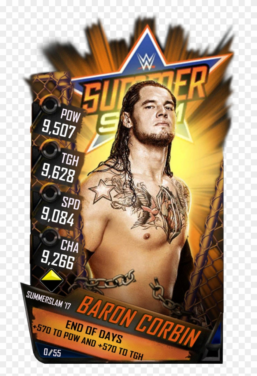 Baroncorbin S3 15 Summerslam17 - Wwe Supercard Summerslam 17 Finn Balor Clipart