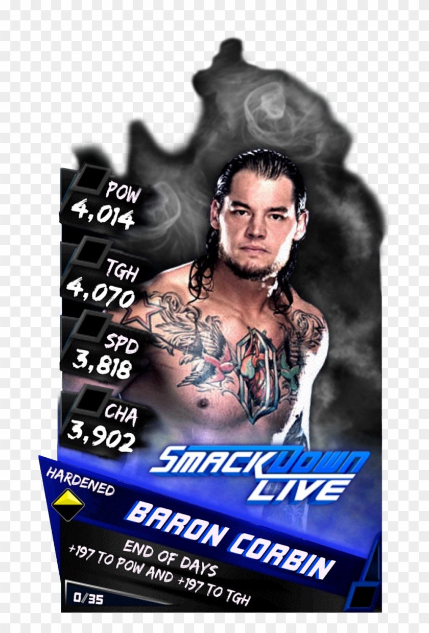 Wrestlemania Supercard Baroncorbin R10 Summerslam - Baron Corbin Wwe Supercard Clipart