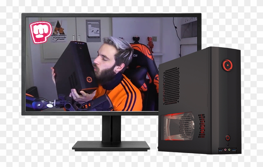 Origin Pc And Pewdiepie Have Partnered Up Once Again - Pewdiepie Pc Giveaway Clipart #195256