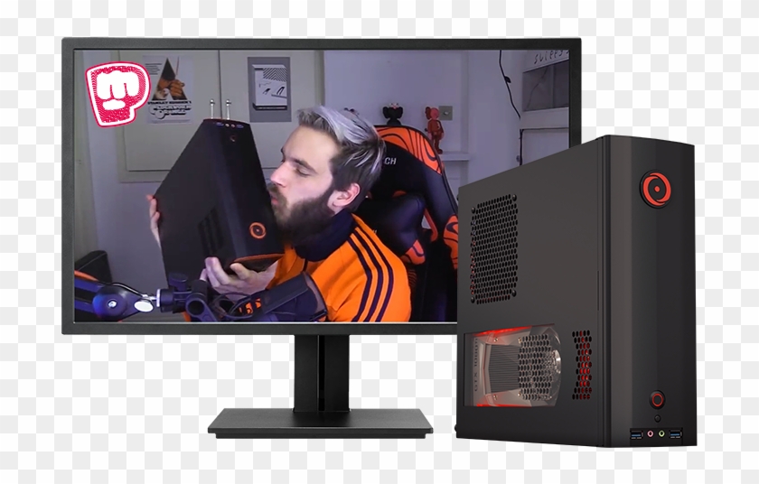 Origin Pc And Pewdiepie Have Partnered Up Once Again - Pewdiepie Pc Giveaway Clipart #195256