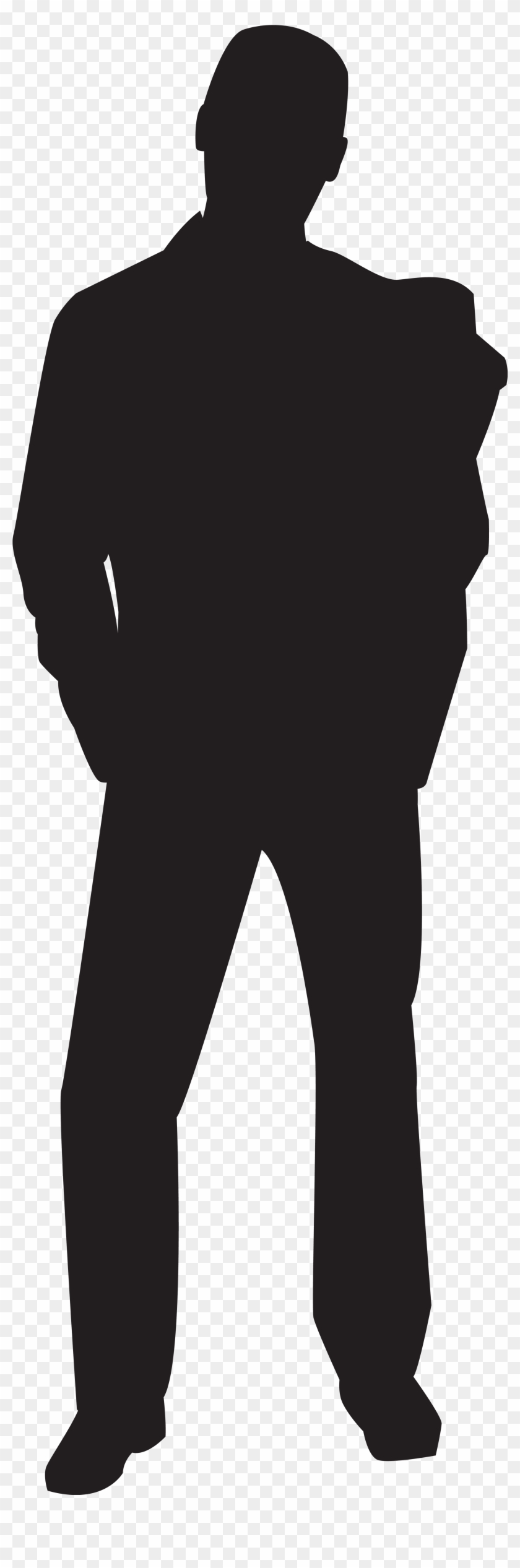 2767 X 8000 3 - Man Silhouette Clip Art - Png Download (#195490) - PikPng