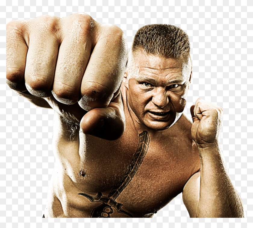 Brock Lesnar Punch - Brock Lesnar Png Clipart #195814