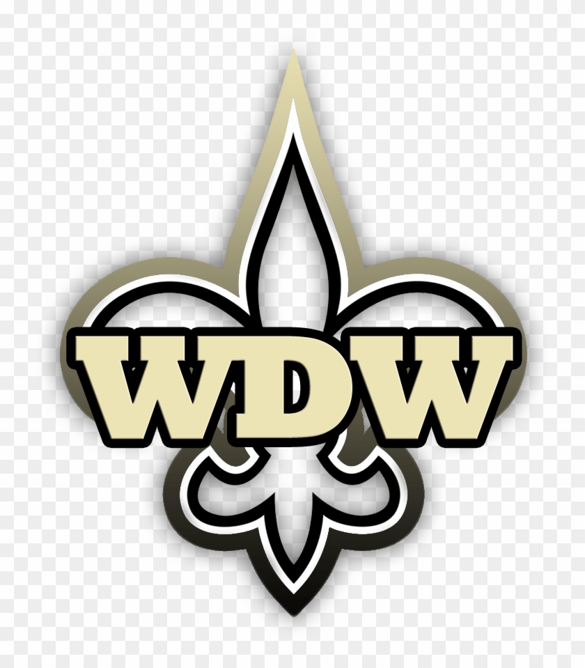 New Orleans Saints 8" Logo Magnet , Png Download - New Orleans Saints Colors Clipart