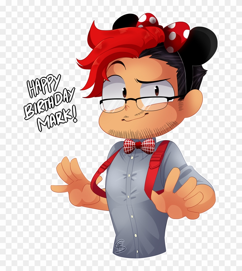 Happy Birthday Markimoo By Floatingmegane-san - Jacksepticeye Birthday Fan Art Clipart