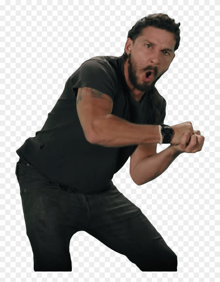 Shia Labeouf Fists - Just Do It Transparent Clipart #196184