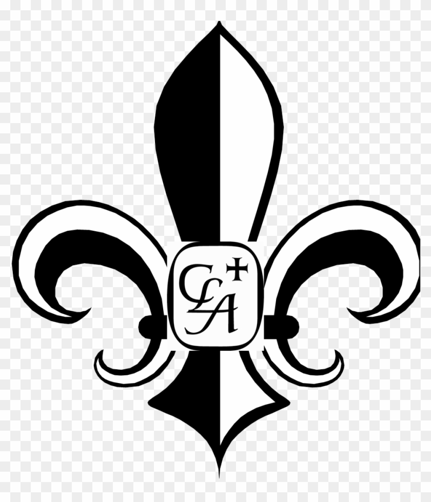 New Orleans Saints Logo Coloring Pages - French Honor Society Logo Clipart #196452