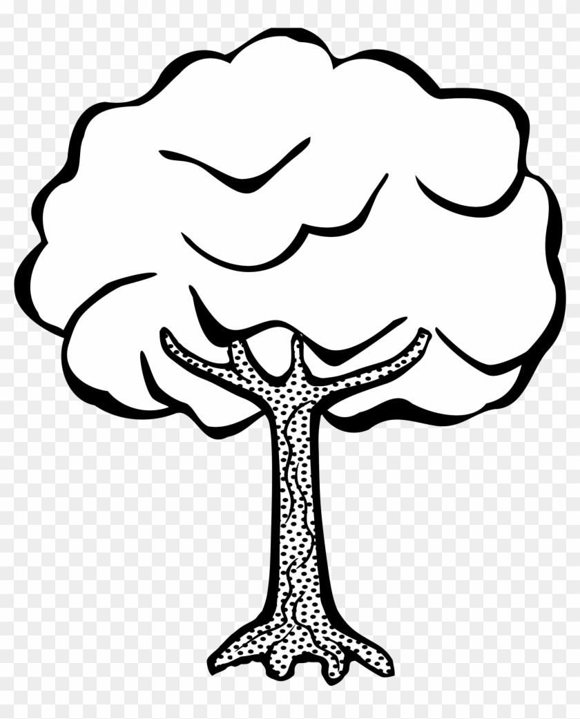 Thumb Image - Tree Line Art Png Clipart #196615