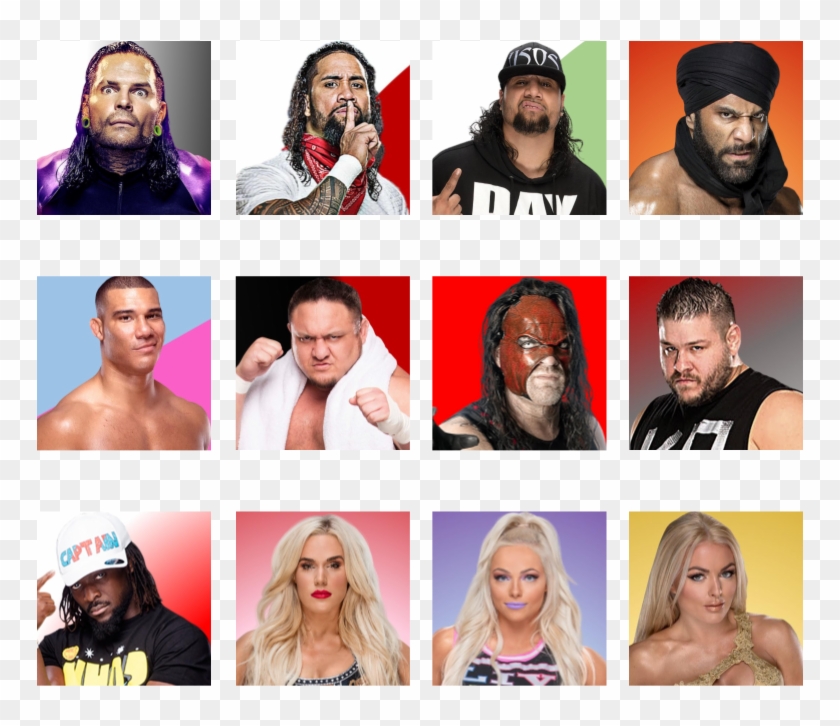 Jeff Hardy Jey Uso Jimmy Uso Jinder Mahal Jason Jordan - Collage Clipart #196685