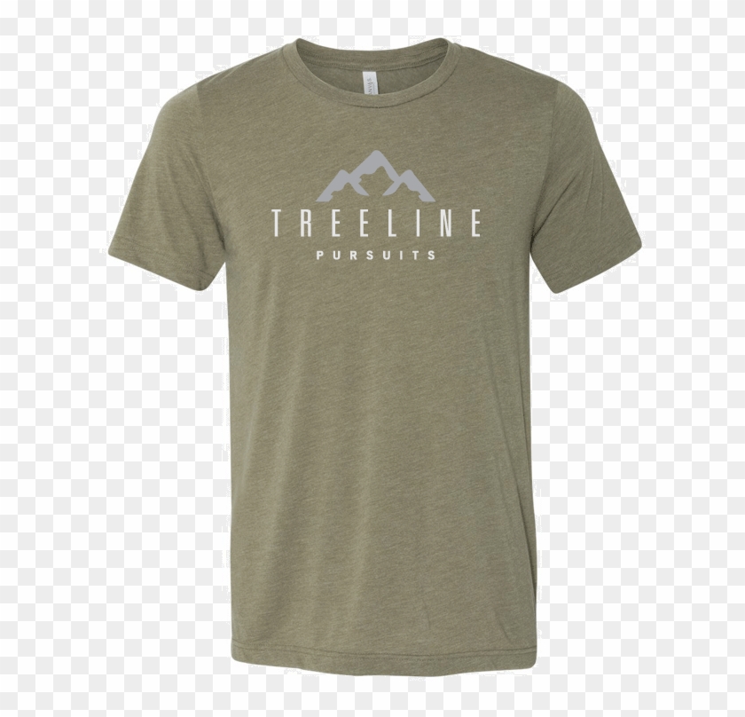 Treeline Blended Tee - Leger Groen T Shirt Clipart #196710