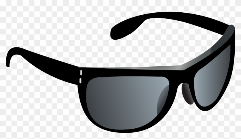 Image Royalty Free Library Ray Ban Clubmaster And White - Clipart Black And White Sunglasses - Png Download #196788