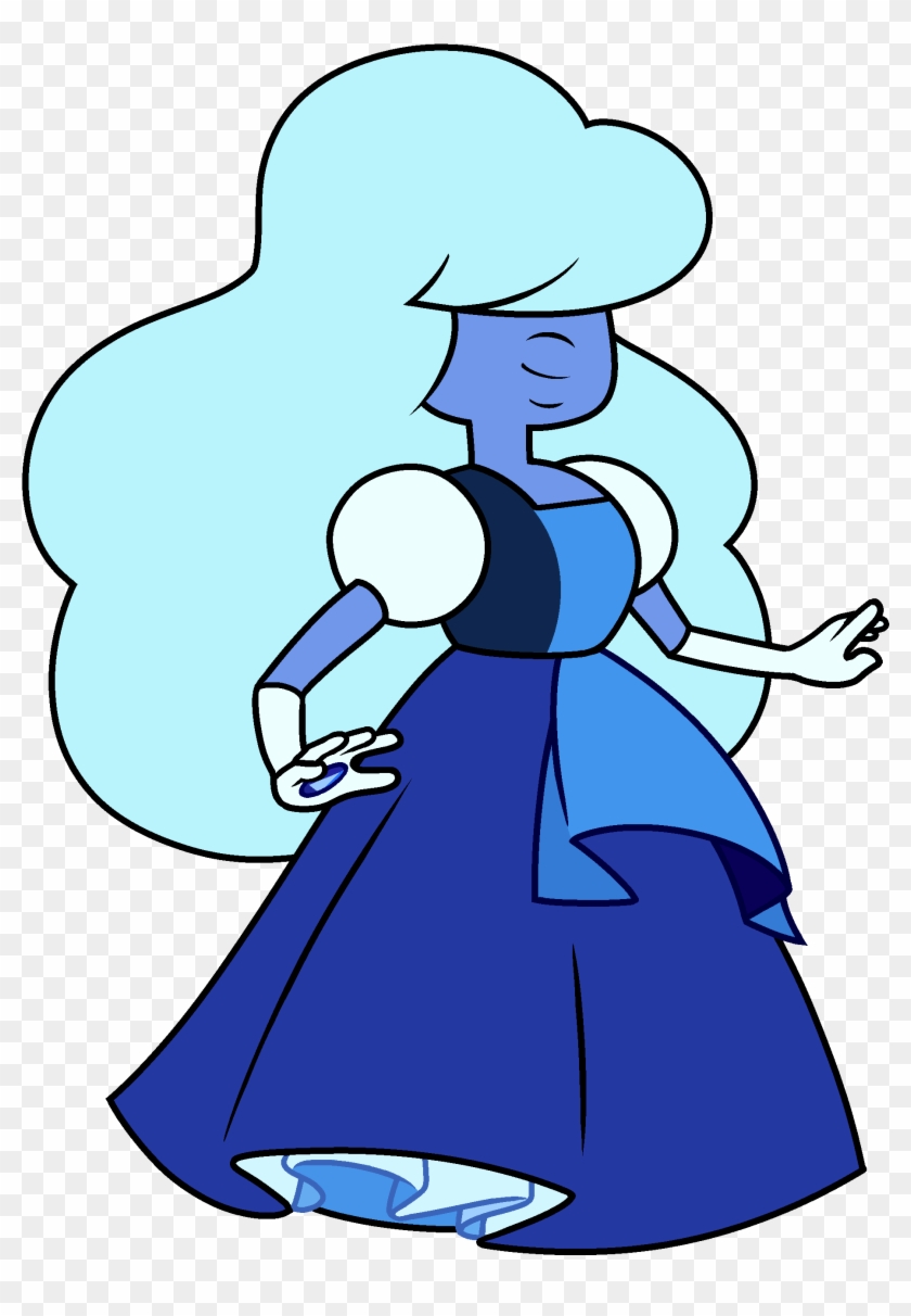 Sapphire Steven Universe , Png Download - Steven Universe Sapphire Clipart #197529