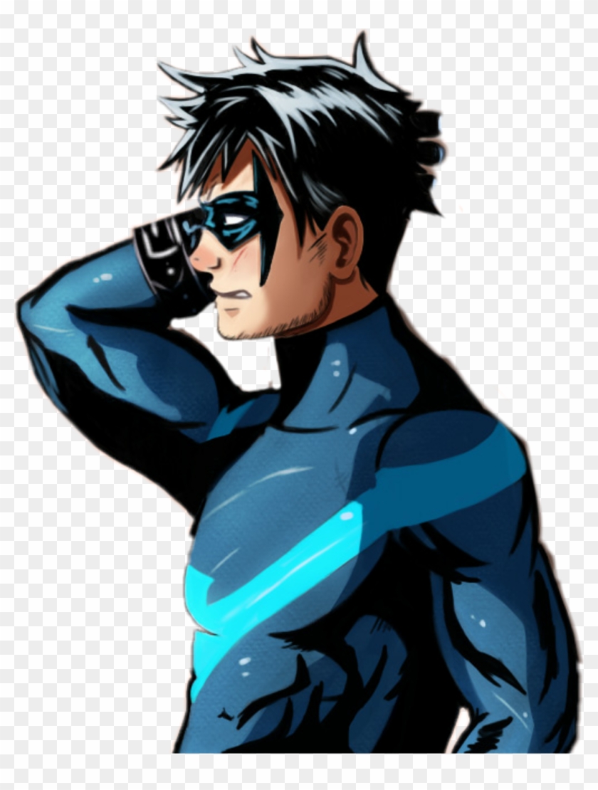 Nightwing Sticker - Dick Grayson Clipart #197531