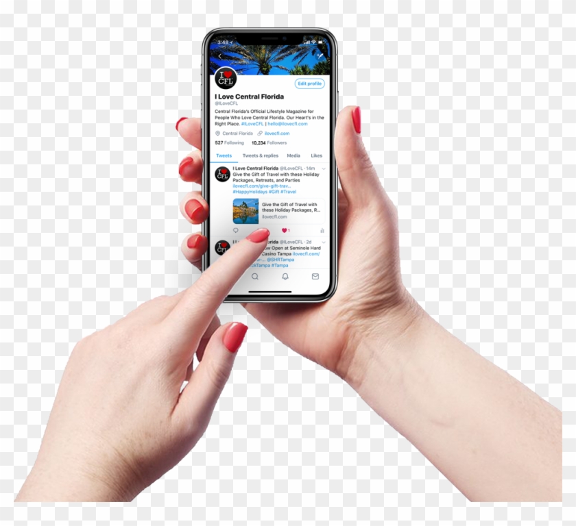 Hands - Iphone Xr Stock Clipart