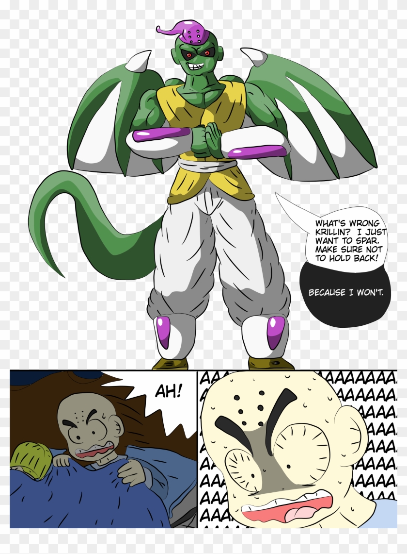 Fanart[oc] Krillin's Nightmare Fusion - Cartoon Clipart #198607