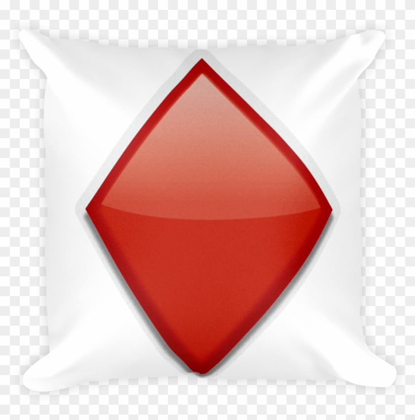 Emoji Pillow - Diamond Suit - Cushion Clipart
