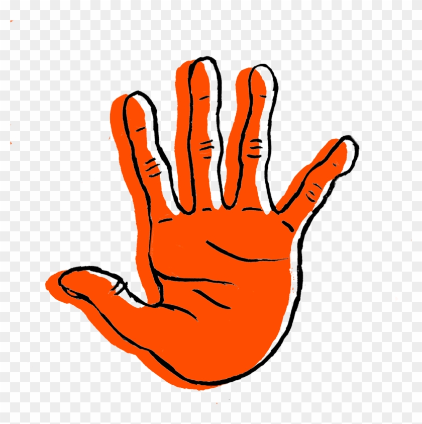 Open Palm - Illustration Clipart