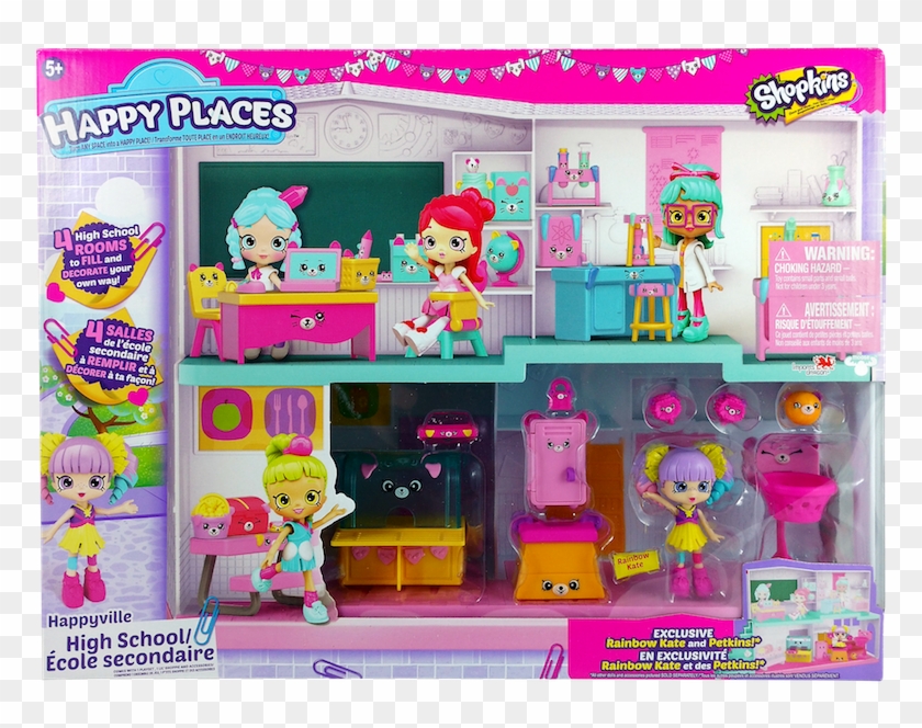 Happy Places Id Shopkins High School Playset - Shopkins Happy Places High School Clipart #198628