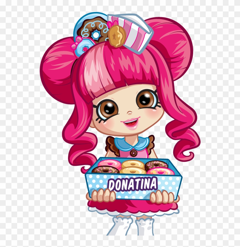 Character Donatina Shopkins Pinterest Shopkins - Shopkins Girls Characters Clipart