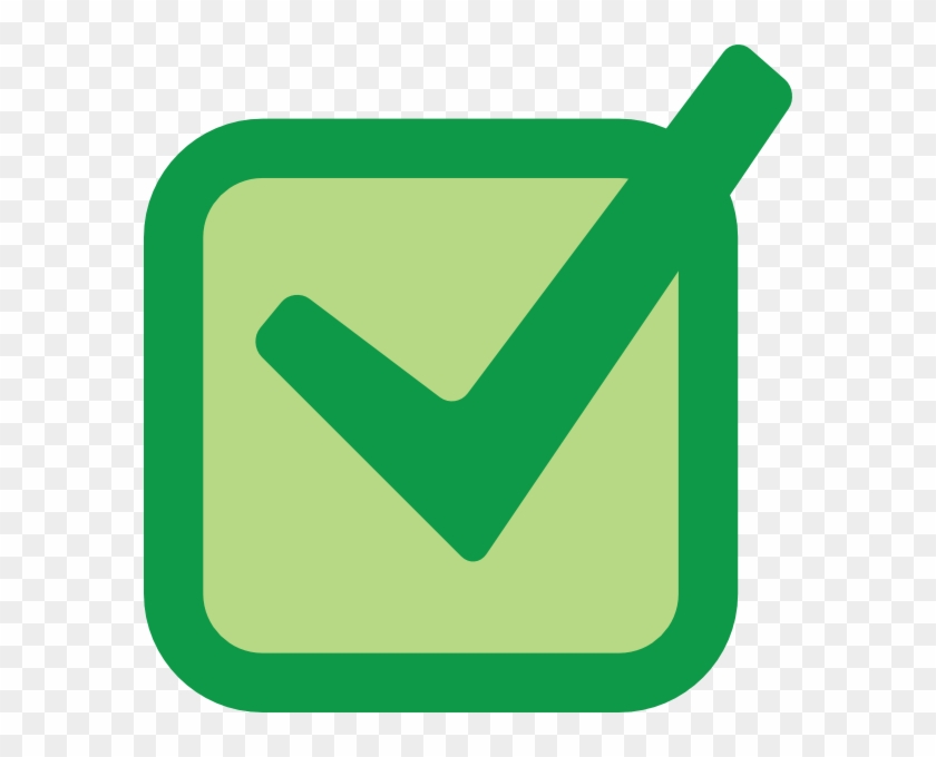Check Box Clip Art At Clker - Green Tick Box Png Transparent Png