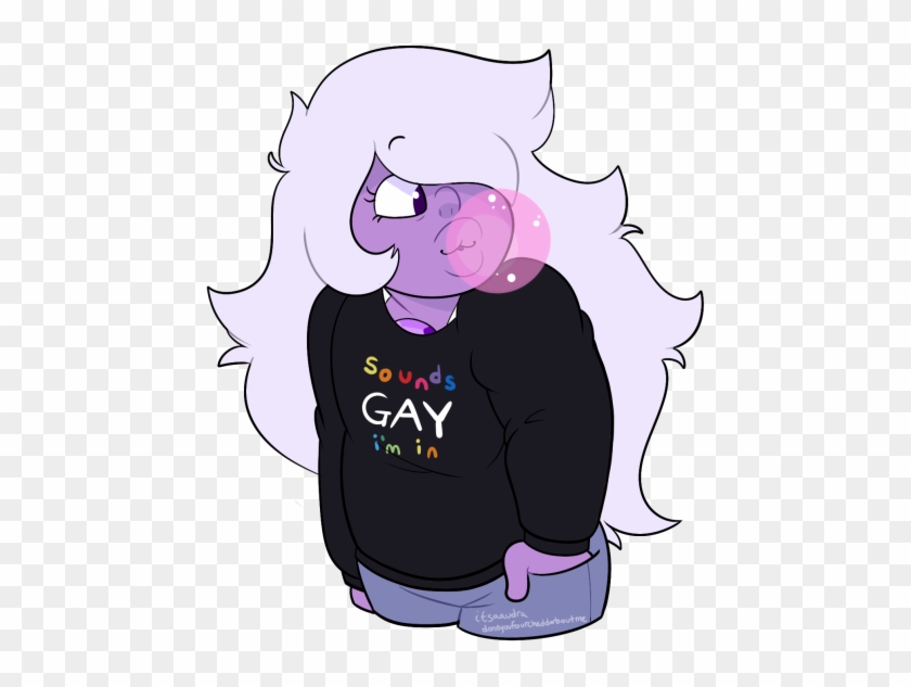 One Punch Man Clipart Steven Universe - Amethyst Su Fanart - Png Download