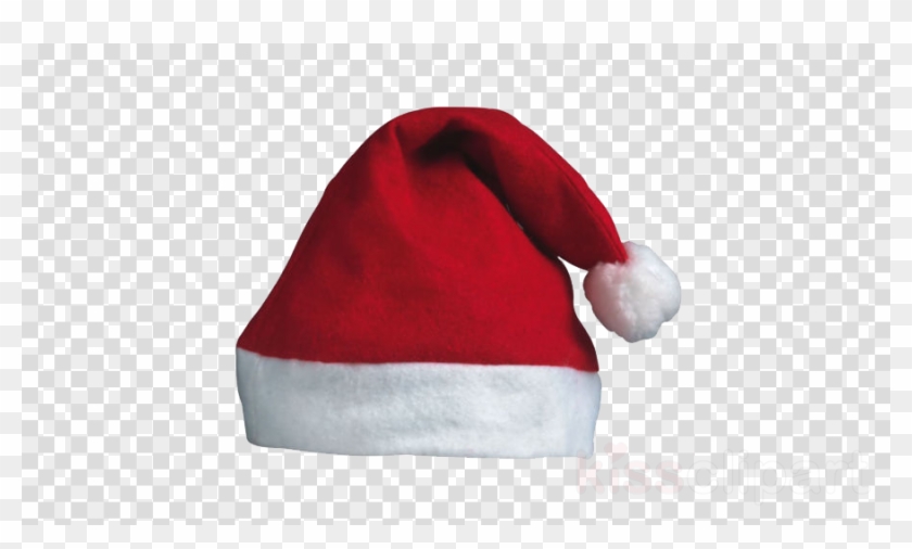 Download Santa Hat Transparent Background Clipart Santa - White Icon Github Logo - Png Download #199014