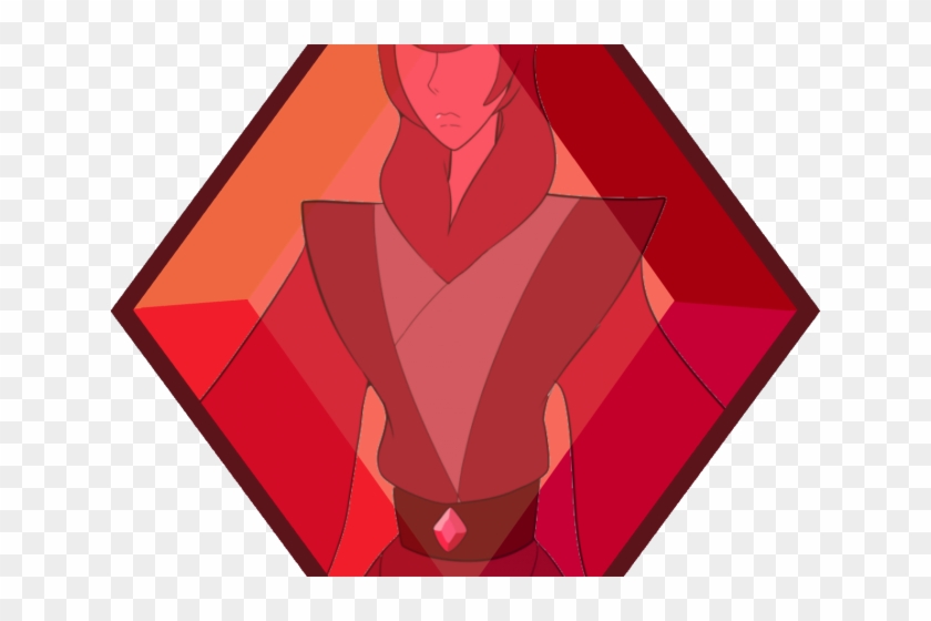 Drawn Diamond Red Diamond - Illustration Clipart