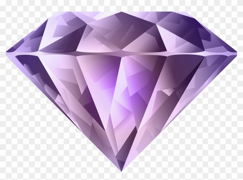 Free Png Purple Diamond Transparent Png Images Transparent - Diamond Clip Art