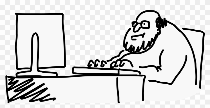 Nerd Geek Computer Icons Computer Animation - Computer Geek Clipart - Png Download