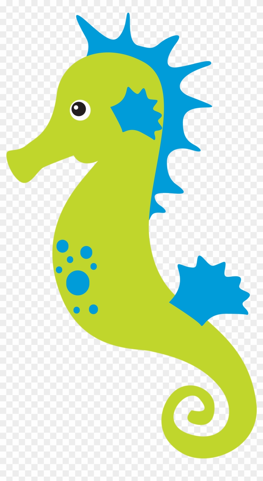 Seahorse Clipart Transparent Background - Fundo Do Mar Png Desenho