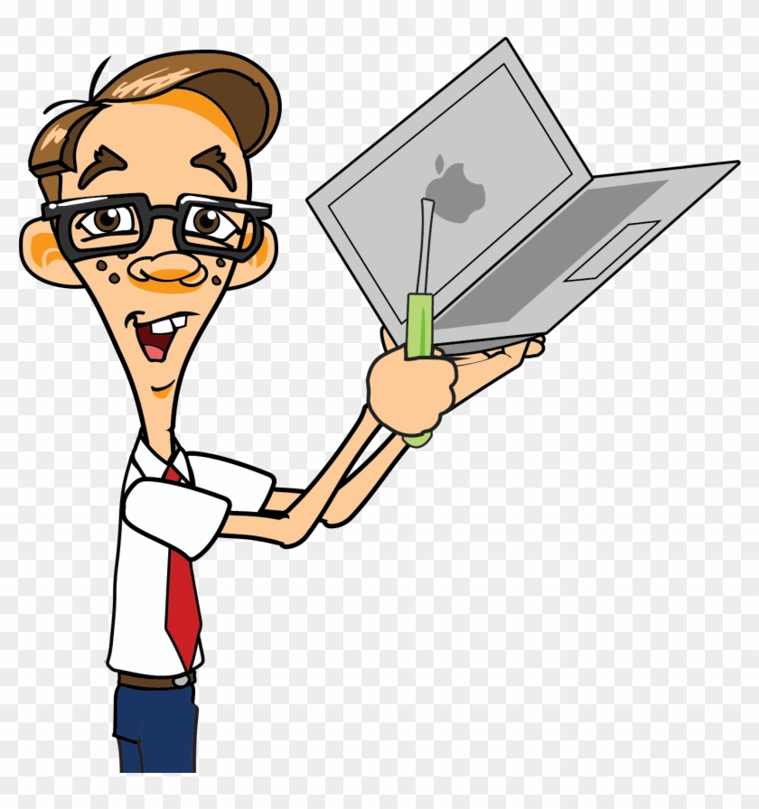 Macbook And Apple Computer Repair Eugene - Nerd Png Clipart